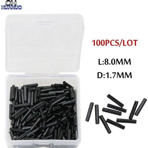 100pcslot Remote Control Key Blank Fixed Pin 1.7MM 1.7 PIN Fixed for Flip Folding Remote Key Blade L:8MM D:1.7MM