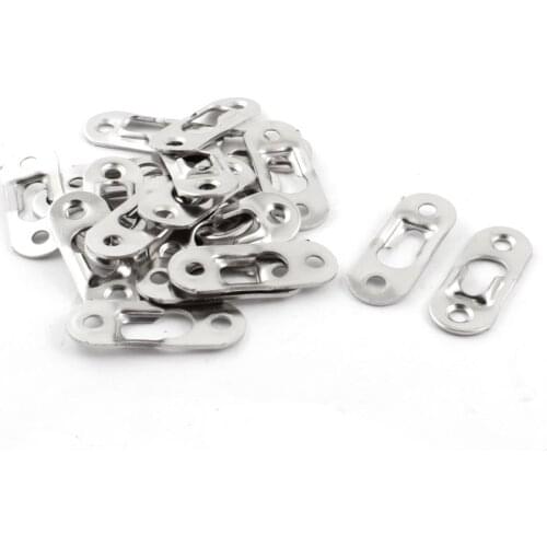 Picture Frame Mirrors Cabinets Shelfs Fixing Metal Keyhole Hangers Fasteners 44mm x 16mm 20 Pcs