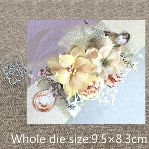 New Design Craft Metal Cutting Die die cuts 4pcs flower decoration scrapbook Album Paper Card Craft Embossing die cuts
