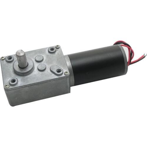 634JSX505-31ZY DC 12V Reducer Metal Worm Gear Box 7000/14RPM DC Worm Gear Motor