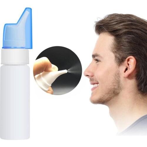 70ml HDPE Plastic Durable Nose Wash Empty Container Hand Pump Nasal Spray Bottle