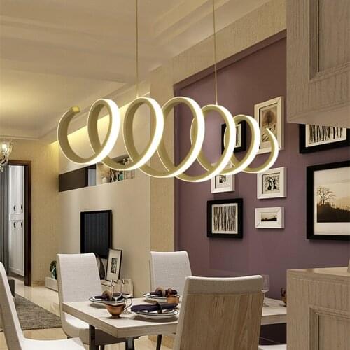 Acrylic led pendant lamp Simple modern stylish pendant Lights restaurant smart living room bedroom study 2017 ZCL