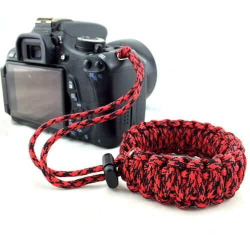 Digital Camera Wrist Hand Strap Grip Paracord Braided Wristband for Nikon Canon Sony Pentax Minolta SLR DSLR