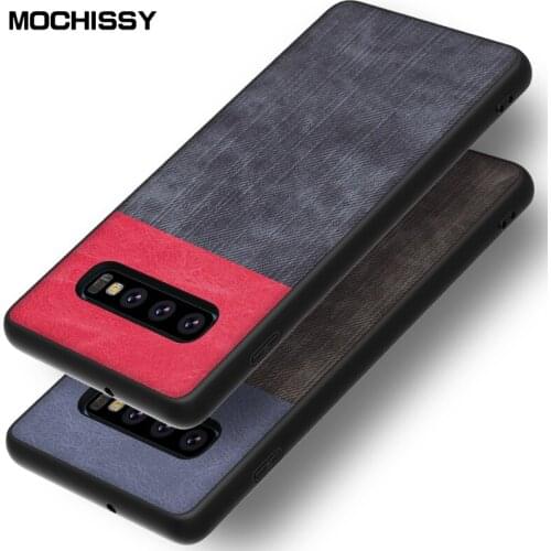 For Samsung S10 Phone Case Shockproof Cover Denim Cloth Fabric Silicone For Samsung Galaxy S7 Edge S8 S9 S10 5G Plus S10e Lite