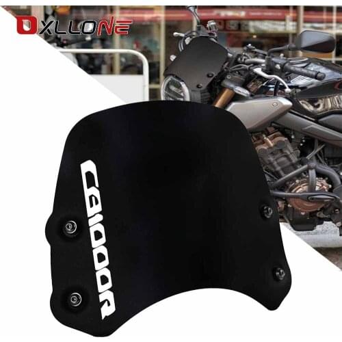 For HONDA CB1000R Neo Sports Cafe 2018+ Motorcycle Accessorie Aluminum Motorcycle Windshield motorbike Wind Screen Extention Kit