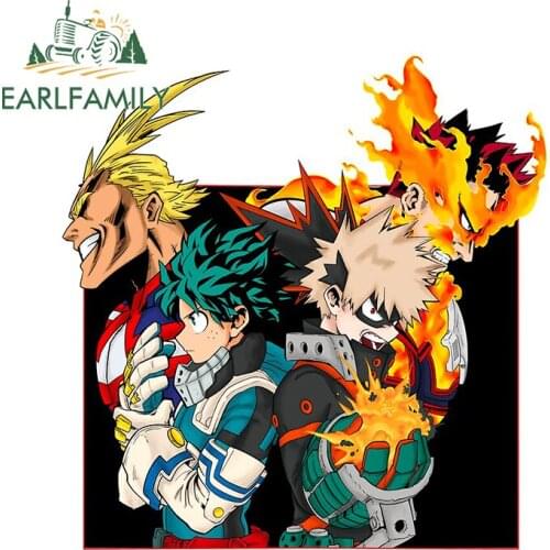 EARLFAMILY 13cm x 12.5cm for The Top Heroes Car Sticker Funny JDM Stickers DIY Fine Custom Printing Waterproof 3D Vinyl Decal