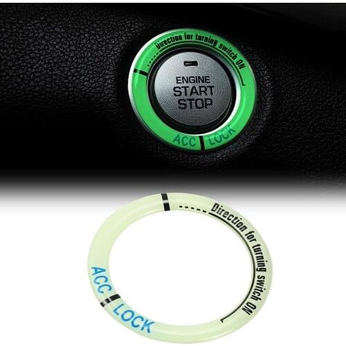 Car decoration Engine Start Stop Ignition Key Ring Cover for Citroen Picasso C1 C2 C3 C4 C4L C5 DS3 DS4 DS5 DS6 Elysee