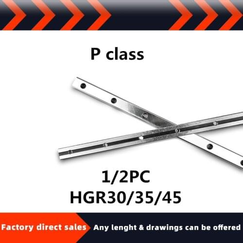 P class guide 30/35/45mm linear guide HGR30 HGR35 HGR45 L=150mm-1150mm linear rail with Green dust cover for CNC router
