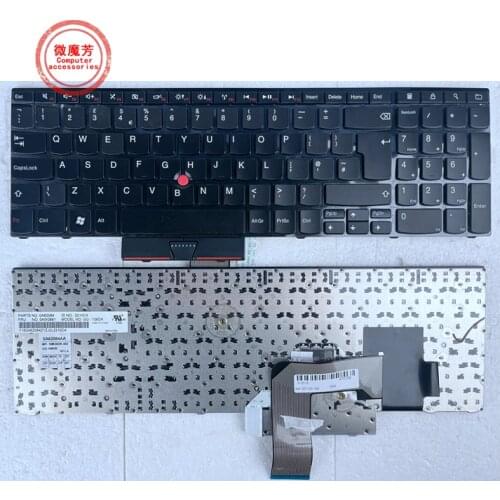 New UI Keyboard FOR LENOVO FOR Thinkpad E520S E525 E520 With mouse pole laptop keyboard