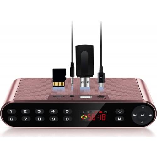 HYASIA Portable Speaker Bluetooth HIFI Wireless Stereo Soundbox Subwoofer Column Soundbar Speaker Support TF U Disk FM Radio AUX