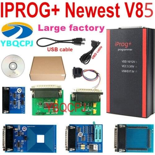 V85 Iprog+ Iprog Pro Programmer Support IMMO+Mileage Correction+Airbag Reset till 2019 Replace Carprog Full Digiprog III Tango