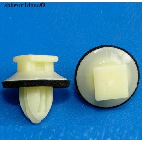 Shhworldsea 100pcs auto clip fasteners Rocker Panel Sill Fender Clip for Toyota 62955-50010 6295550010