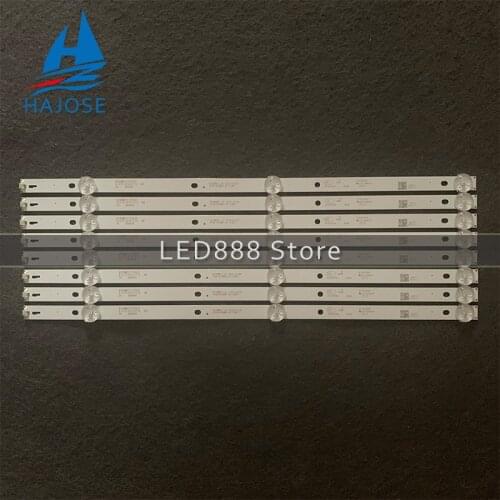 LED Backlight strip 3 lamp for 4708-K430WDC-A3113N11 A1113N11 K430WDC1 L43E6800 43HFF5952/T3 43L1600C 43bdl4012n/62