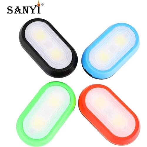 Sanyi 3 Modes LED Work Light Mini Flashlight AAA Battery Operated Inspection Lamp Hand Torch Camping Tent Lantern Pocket Light