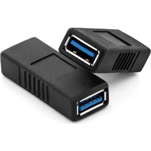 USB 3.0 Type A Female To Female Adapter Coupler Gender Changer Connector Cable Adapter for Laptop