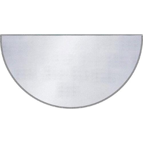 Highest Quality Fire Retardant Mat Fiberglass Half Round Hearth Fireplace Blanket