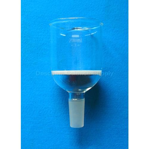 200ml,24/40,Glass Buchner Funnel,W/3# Core Filter,Chemical Lab Glassware