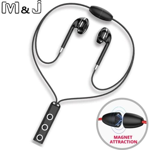 313 Magnetic Wireless Bluetooth Earphone Fone de ouvido For Phone iPhone Samsung Neckband Ecouteur Auriculares