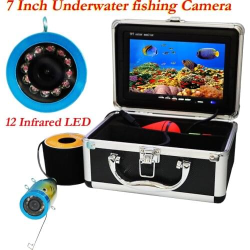 7 Inch Fish Finder Underwater Ice Fishing Camera 12pcs Infrared LED Fish finder Winter Fishing Tackle