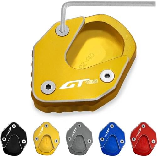 Motorcycle Accessories CNC Kickstand Foot Side Stand Extension Enlarge Plate Support Pad For CFMOTO 400GT 400 GT 650GT GT400 650