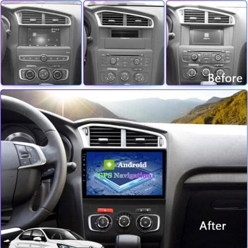 For 2013 2014 2015 2016 2017 Citroen C4L car GPS Radio Multimedia Playe touch screen Android10 GPS Navigation Radio Unit Player
