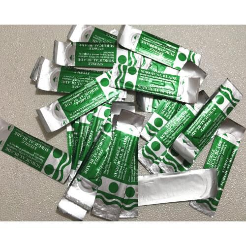 Free shipping 100 Pcs Scalpel Blades 11# For Dental medical Surgical Blade