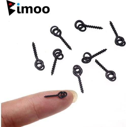 Bimoo Wholesale Carp Fishing Tackle Boilie Peg with Ring European Fishing Bait Screw Terminal Accessories