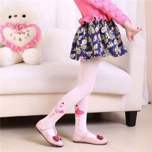 Toddler Infant Kids Baby Girls Cotton Flower Cute Stockings Pants Hosiery Pantyhose Cotton Warm Tights For Girls