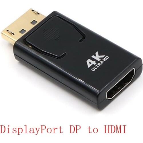 DisplayPort DP to HDMI-compatible 4K Adapter DP Male to HDMI-compatible Female Connector