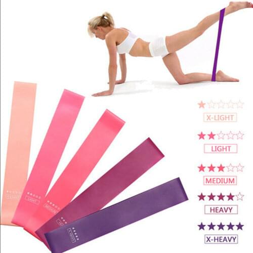 5 Level Elastic Bands For Fitness Gum Resistance Bands Yoga Workout Sport Elastic Bands Rubber Training Exercise Equipments