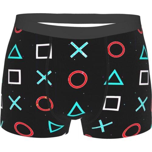 Vaporwave Aesthetic Visual Art Style Internet Meme Retro Glitch Underpants Breathbale Panties Mens Underwear Print