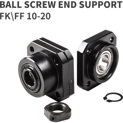 FKFF10 FKFF12 FKFF15 Screw support bracket fixed bracket linear bearing for ball screw SFU1204/sfu1605/sfu2005