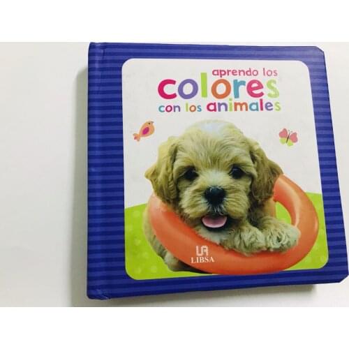 Parent Child Kids Toddler Baby Spanish Book Early Education Cute Picture Colour Knowledge Learning Cardboard Libros Book Age 0-3