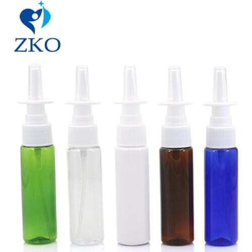 1pcs 30ml Multicolor Plastic Bottle Nasal Spray Liquid Bottle Free Shipping Mini Travel Portable Refillable Bottle Medical Spray