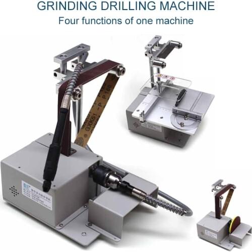 Multifunctional small table saw micro chainsaw desktop precision saw mini small cutting machine grinding hole DIY