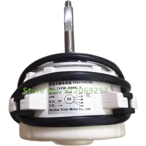 New for air conditioner motor SSA512T076G FDC155KXEN6J SIC-71FW-D886-7 Fan motor good working