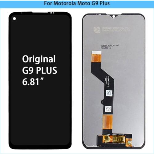 New Original 6.81" For Motorola Moto G9 Plus LCD Diaplsy Touch Screen Digitizer Assembly G9 Plus LCD Screen Replace
