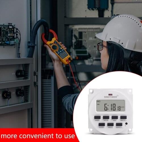 New TM618H DC 5V 12V 24V 110V 220V Volt Voltage Output Digital 7 Days Weekly Programmable Timer Switch Time Relay Control