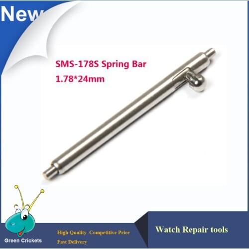 Wholesale 20pcs/bag SMS-178S Stainless Steel Watch Band Replacement 24mm Spring Bar,Free Shipping #A065 Watches Parts