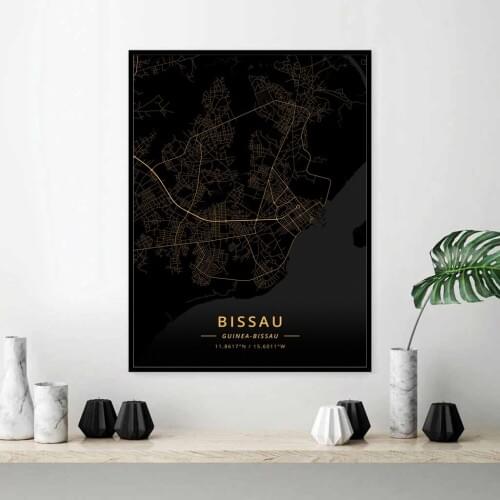 Bissau GuineaBissau Conakry Malabo Equatoria Guinea Poster