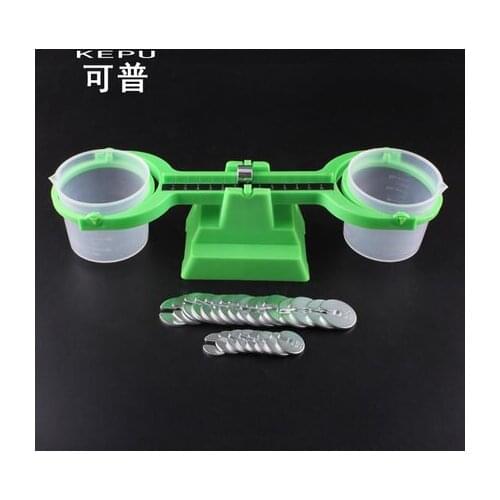 Simple balance with slotted weight Science physics teaching aid free shipping