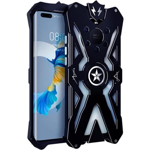 Thor Luxury Armor Metal Aluminum CNC technology manufacturing Cover For Huawei Mate 40 Pro Plus + case Phone shell
