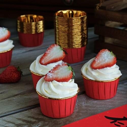 Wedding wedding party new year adult gift dessert table wedding cupcake cupcake cup high temperature muffin 50 copies