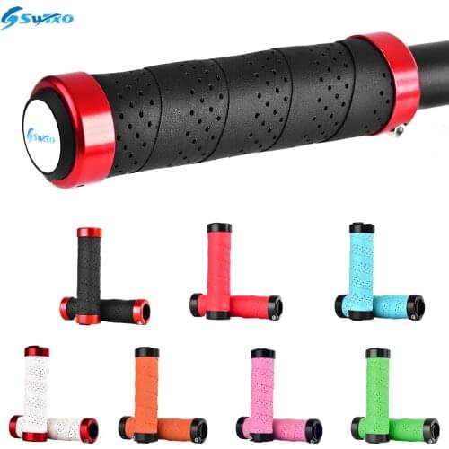 SWTXO Ultralight Bicycle Grips MTB Bike Handlebar Soft Grips Anti-slip Shock-absorbing Handle Grips Bar Cycling Accessories