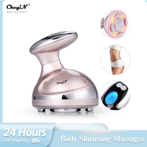 RF Cavitation Ultrasonic Body Slimming Machine LED Fat Burner Anti Cellulite Lipo Device Skin Tightening Weight Loss Massager