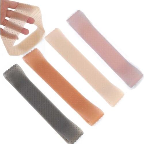 1PC Food-grade Transparent Silicone Wig Band Adjustable Elastic Wig Band for Lace Wigs Extra Hold Wig Headband Wig Grip Band