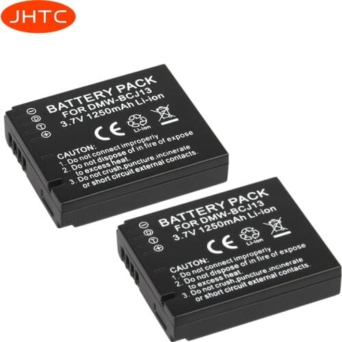 1250mAh DMW-BCJ13 BCJ13 BP-DC10 BPDC10 Full Decoded Battery for Panasonic Lumix DMC-LX5 LX5GK LX5K LX5W LX7 LX7GK
