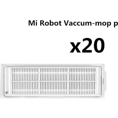 20pcs Washable Accessories Filter For Mi Robot Vacuum-mop pro STYTJ02YM Robot Vacuum Cleaner Parts Kits