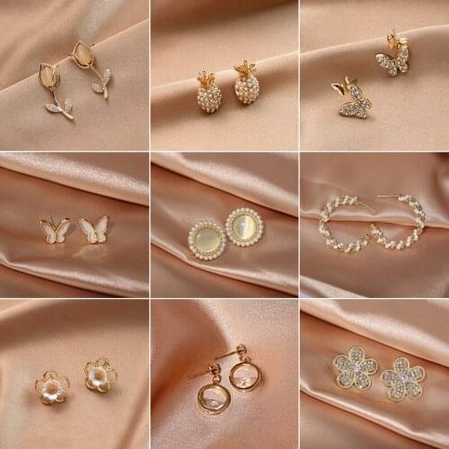 2020 South Koreas new fashion and high-end pearl trendy long tassel small fragrance earrings earrings creative gift