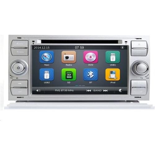 7" 2 din Car GPS For Ford Mondeo S-max Focus C-MAX Galaxy Fiesta transit Fusion Connect kuga DVD PLAYER camera maps